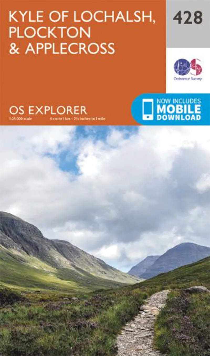 OS Explorer Map 428 - Kyle of Lochalsh Plockton and Applecross